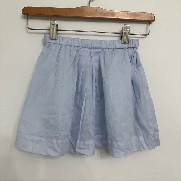 NEW WITH TAGS Crewcuts Pleated Skirt Baby Blue Size 4/5 - Picture 3 of 4